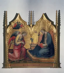 Zwiastowanie (tempera na płycie)